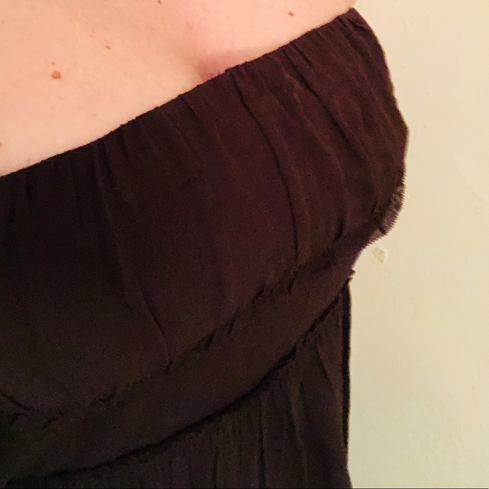 J. Crew Brown Strapless Dress Size 10